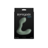 Renegade Outlaw - Sage - Green 12 cm USB Rechargeable Vibrating Prostate Massager - Image 5