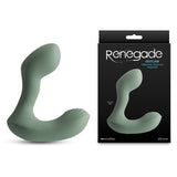 Renegade Outlaw - Sage - Green 12 cm USB Rechargeable Vibrating Prostate Massager - Image 1