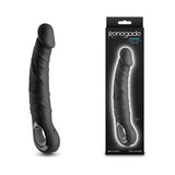 Renegade Rimmer - Black - Black 22 cm USB Rechargeable Vibrator - Image 1