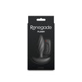 Renegade Flash - Black - Black 10.3 cm USB Rechargeable Vibrating Butt Plug