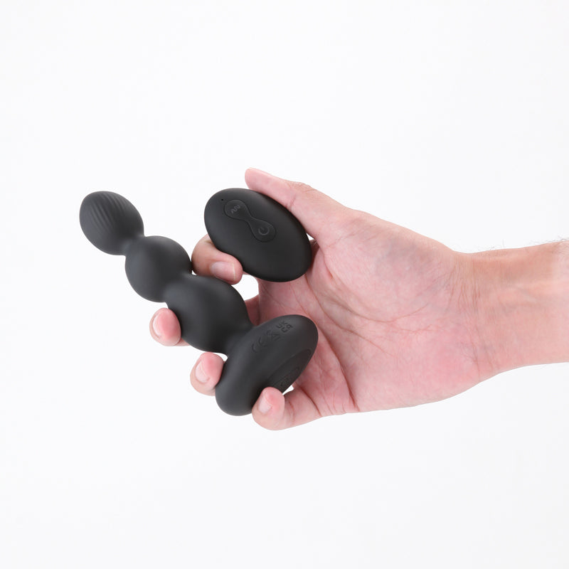 Renegade Valor - Black 13.7 cm Vibrating Anal Beads