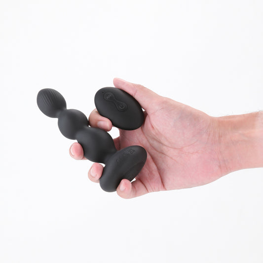 Renegade Valor - Black 13.7 cm Vibrating Anal Beads