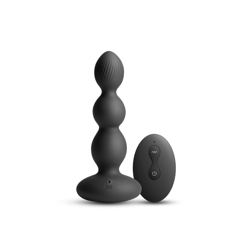 Renegade Valor - Black 13.7 cm Vibrating Anal Beads