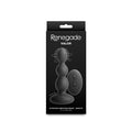 Renegade Valor - Black - Black 13.7 cm USB Rechargeable Vibrating Anal Beads with Wireless Remote