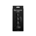 Renegade Valor - Black - Black 13.7 cm USB Rechargeable Vibrating Anal Beads with Wireless Remote