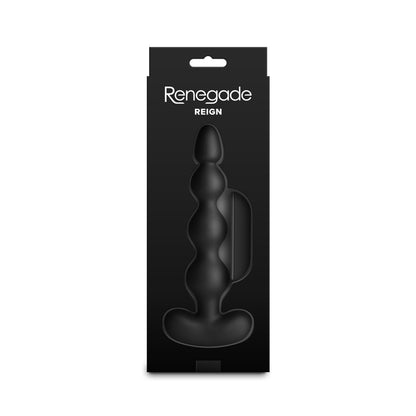 Renegade Reign - Black 17.9 cm Vibrating Anal Beads