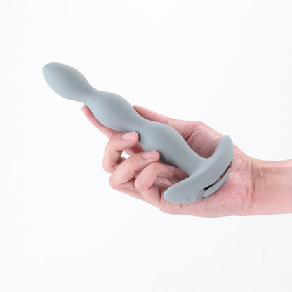 Renegade Vantage - Grey 20.6 cm USB Rechargeable Vibrating Anal Beads