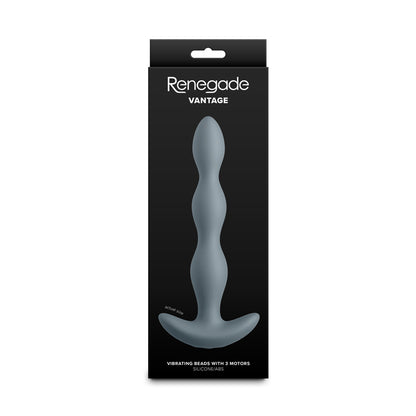 Renegade Vantage - Grey 20.6 cm USB Rechargeable Vibrating Anal Beads