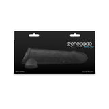 Renegade Annex - Thin - Black - Black 19.4 cm Penis Extender Sleeve - Image 5