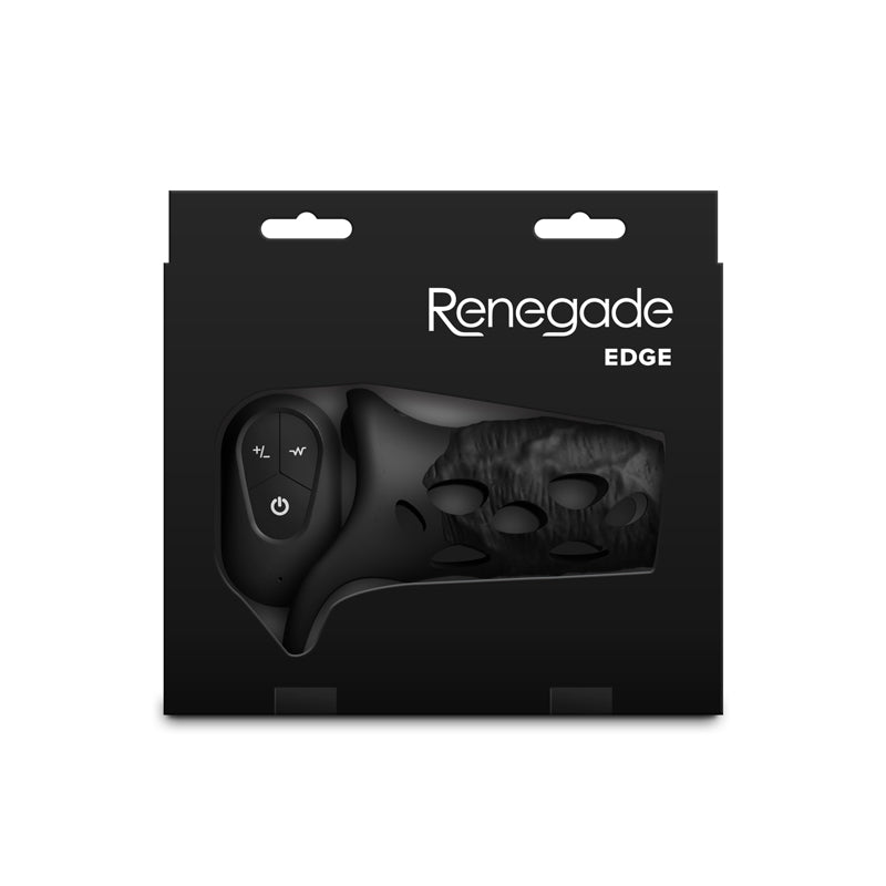 Renegade Edge - Black Vibrating Penis Sleeve