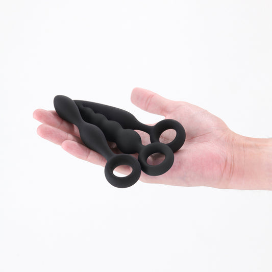 Renegade Trio Kit - Black Butt Plugs - Set of 3