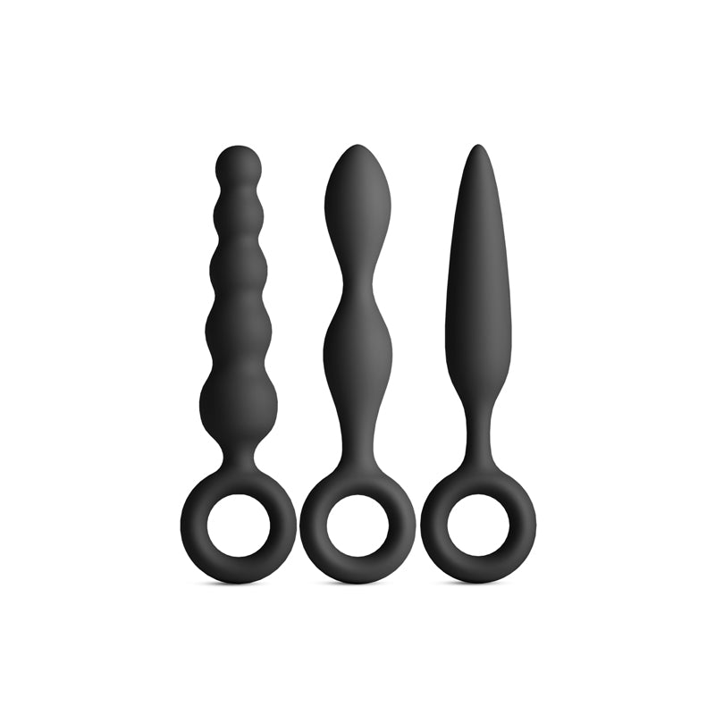 Renegade Trio Kit - Black Butt Plugs - Set of 3