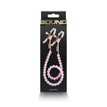 Bound Nipple Clamps - DC1 - Pink - Gold Nipple Clamps with Pink Pearl Chain
