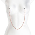 Bound Nipple Clamps - DC3 - Rose Gold - Rose Gold Nipple Clamps with Chain