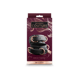 Bondage Couture Wrist Cuffs - Black - Black Restraints - Image 3