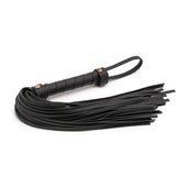 Bondage Couture Flogger - Black - Black Flogger Whip - Image 2