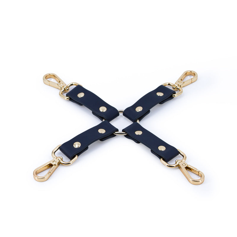 Bondage Couture Hog Tie - Blue Hog Tie Restraint (No Cuffs Included)