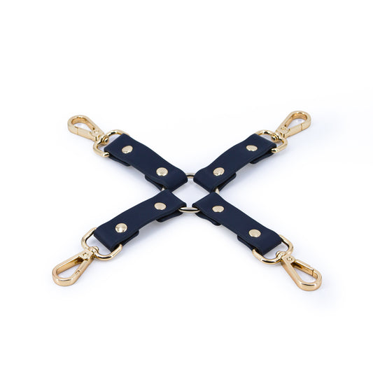 Bondage Couture Hog Tie - Blue Hog Tie Restraint (No Cuffs Included)