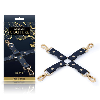 Bondage Couture Hog Tie - Blue Hog Tie Restraint (No Cuffs Included)