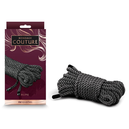 Bondage Couture Rope - Black Bondage Rope - 7.6 metre