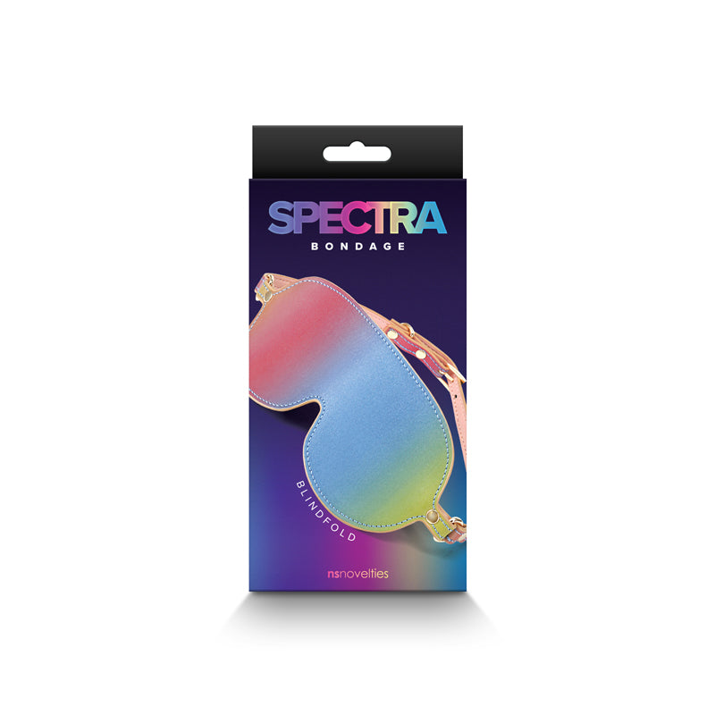 Spectra Bondage Blindfold - Rainbow Eye Restraint