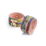 Spectra Bondage Ankle Cuffs - Rainbow - Rainbow Restraints - Image 2