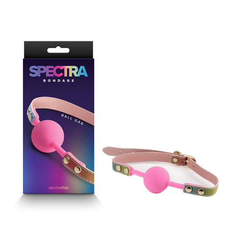 Spectra Bondage Ballgag - Rainbow - Rainbow Mouth Restraint - Image 1