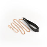 Fetish & Fashion - Nyx Leash - Black/Gold Leash - Image 2