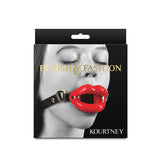 Fetish & Fashion - Kourtney - Red Lips Open Mouth Restraint - Image 1