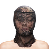 Fetish & Fashion - Lace Hood - Black - Black Hood - Image 2