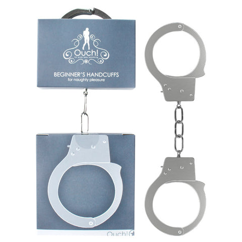 Ouch Beginner's Handcuffs - Metal Restraints - Image 1