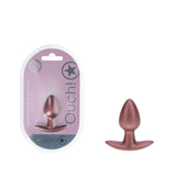 OUCH! Anal Plug - Small - Rose Gold - Rose Gold 6.5 cm Small Butt Plug - Image 1