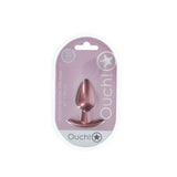 OUCH! Anal Plug - Medium - Rose Gold - Rose Gold 7.9 cm Medium Butt Plug - Image 3