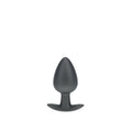 OUCH! Anal Plug - Large - Gun Metal - Gun Metal Grey 8.9 cm Large Butt Plug