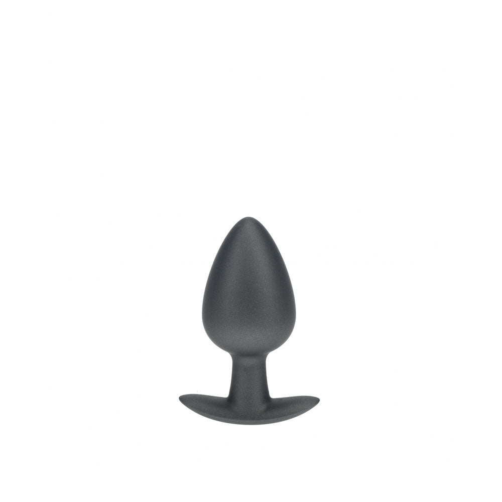 OUCH! Anal Plug - Large - Gun Metal Grey 8.9 cm Large Butt Plug