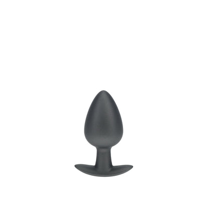 OUCH! Anal Plug - Large - Gun Metal Grey 8.9 cm Large Butt Plug