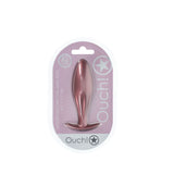 OUCH! Oval Anal Plug - Rose Gold - Rose Gold 11.7 cm Butt Plug - Image 3