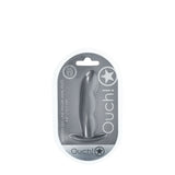 OUCH! Finger Anal Plug - Gun Metal - Gun Metal Grey 11.7 cm Butt Plug - Image 3