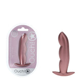 OUCH! Finger Anal Plug - Rose Gold - Rose Gold 11.7 cm Butt Plug - Image 1