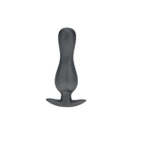 OUCH! Curvy Anal Plug - Gun Metal - Gun Metal Grey 11.7 cm Butt Plug - Image 2