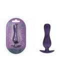 OUCH! Curvy Anal Plug - Metallic Purple - Metallic Purple 11.7 cm Butt Plug