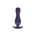 OUCH! Curvy Anal Plug - Metallic Purple - Metallic Purple 11.7 cm Butt Plug - Image 2