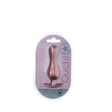 OUCH! Curvy Anal Plug - Rose Gold - Rose Gold 11.7 cm Butt Plug - Image 3