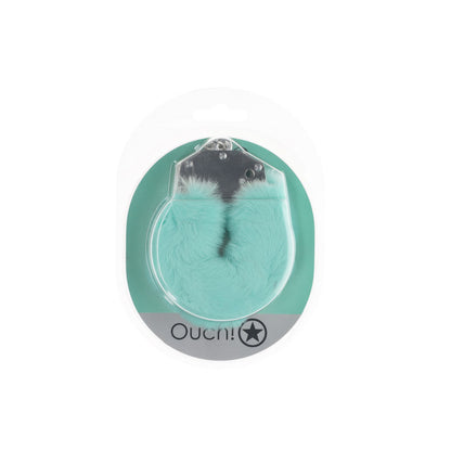 OUCH! Heavy-Duty Fluffy Cuffs - Powder Fluffy Restraints