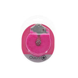 OUCH! Heavy-Duty Fluffy Cuffs - Pink - Pink Fluffy Restraints - Image 2