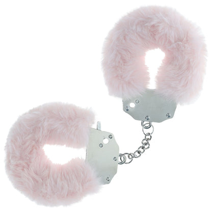 OUCH! Heavy-Duty Fluffy Cuffs - Powder Fluffy Restraints