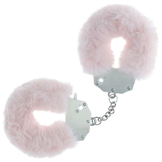OUCH! Heavy-Duty Fluffy Cuffs - Powder Fluffy Restraints