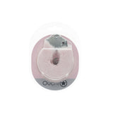 OUCH! Heavy-Duty Fluffy Cuffs - Powder Pink - Powder Pink Fluffy Restraints - Image 2