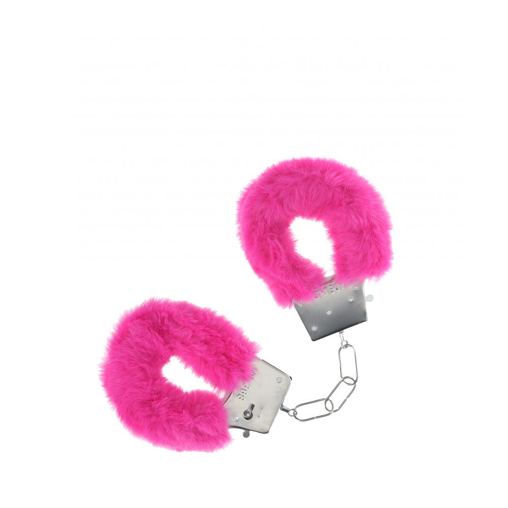 OUCH! Classic Fluffy Cuffs Fluffy Restraints - Pink