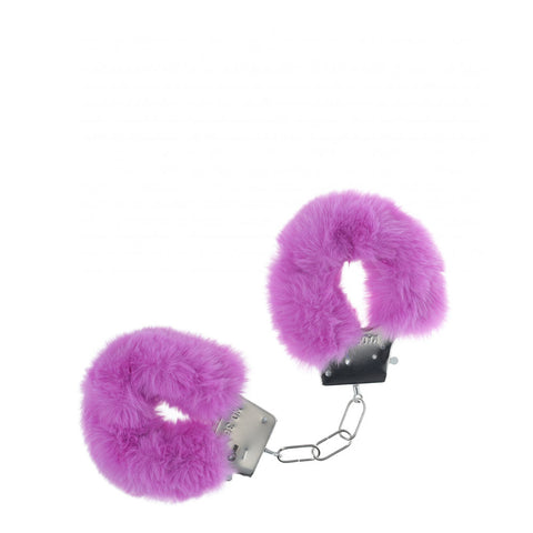 OUCH! Classic Fluffy Cuffs - Purple - Purple Fluffy Restraints - Image 1